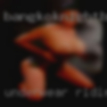 Underwear riding skateboard